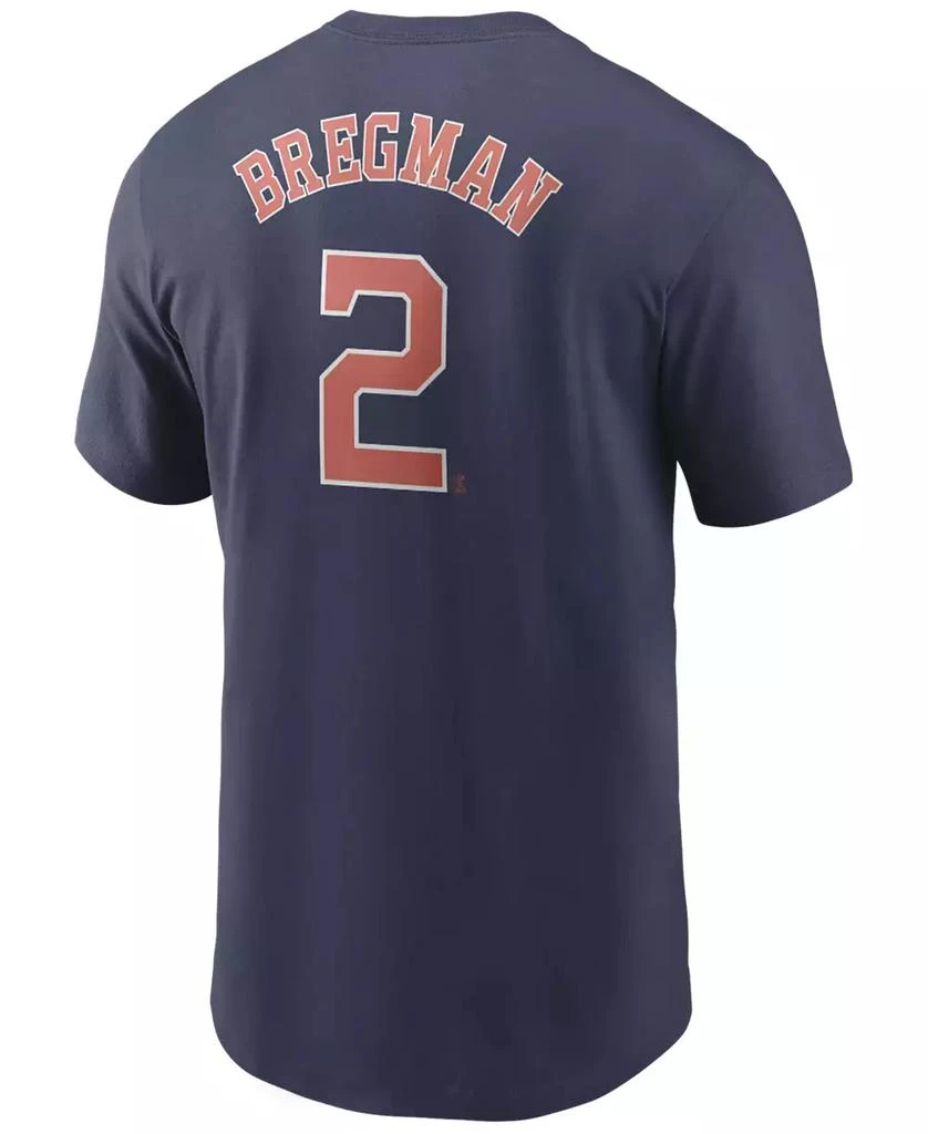 NIKE Men's Alex Bregman Houston Astros Name and Number Player T-Shirt 1
