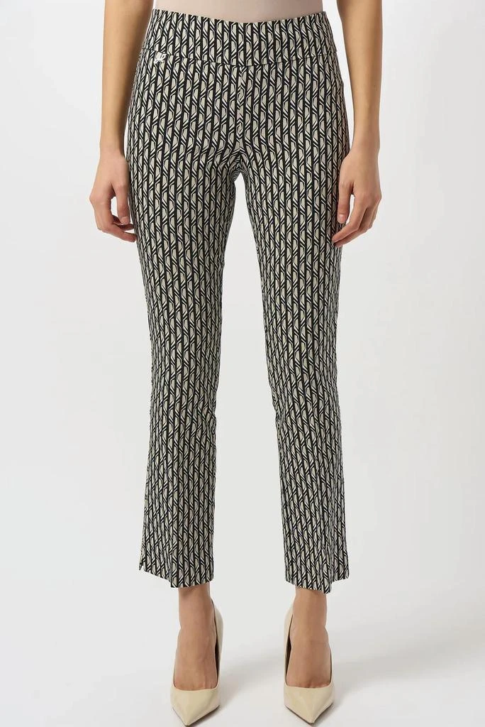 JOSEPH RIBKOFF Joseph Ribkoff - Geometric Print Pull-on Straight Leg Pants