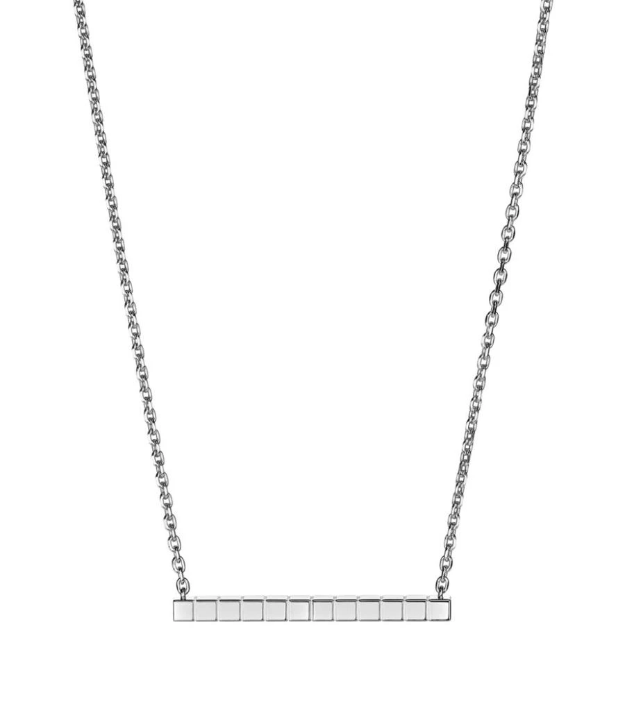 Chopard White Gold and Diamond Ice Cube Necklace 3