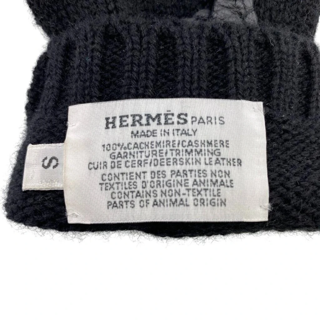 Hermes Cashmere Leather Warm Gloves (Pre-Owned) 6