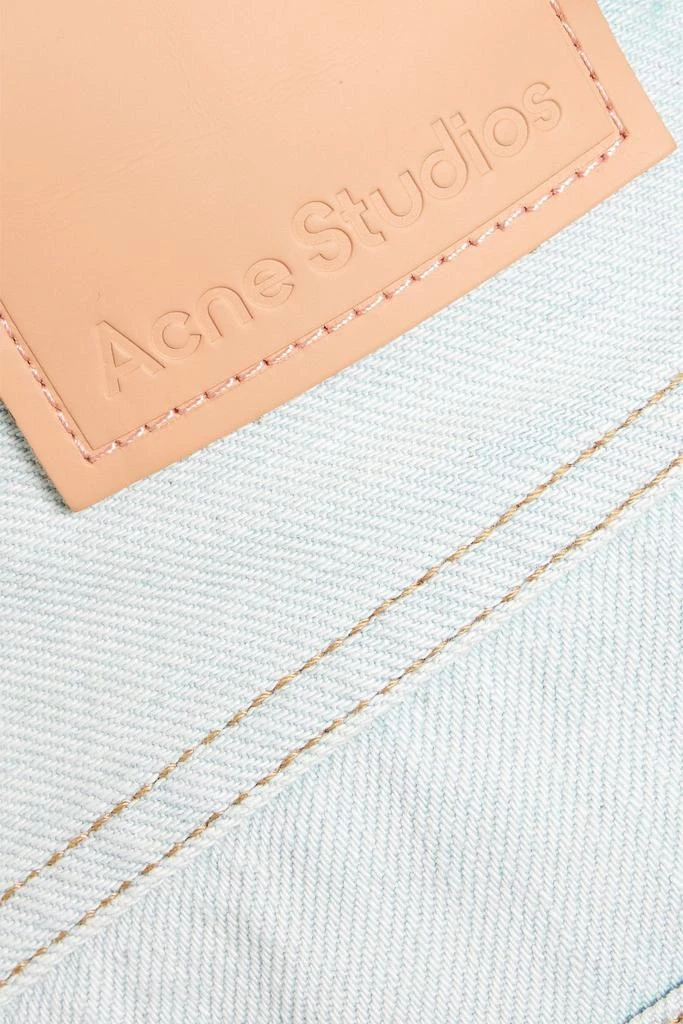 Acne Studios Frayed denim mini skirt 4