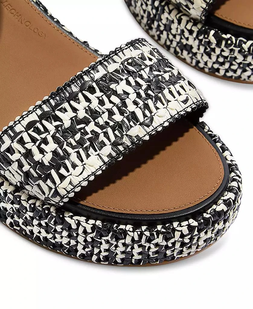 FitFlop Women's Platform Woven Wedge Sandals 4