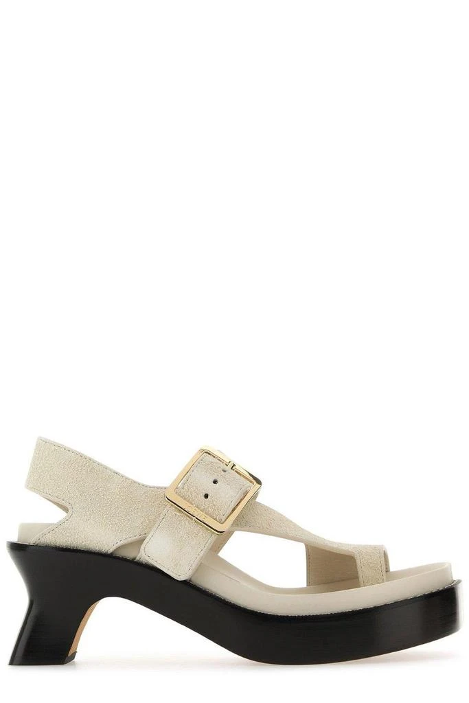 Loewe Ease Brushed Heeled Sandals 1