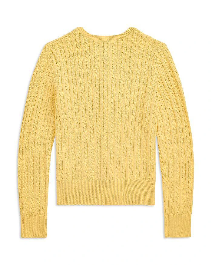 Ralph Lauren Girls' Mini Cable Cotton Cardigan - Big Kid 2