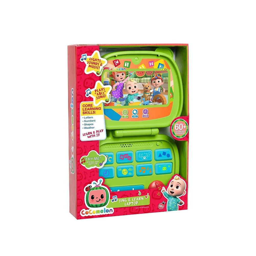 Just Play CoComelon Sing and Learn Laptop Toy for Kids, Lights & Sounds 2