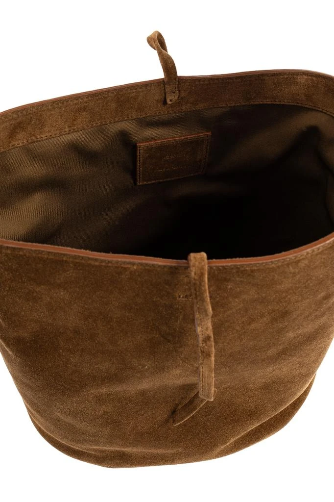 LIÉ STUDIO Suede The Norma bag in shopper style 5