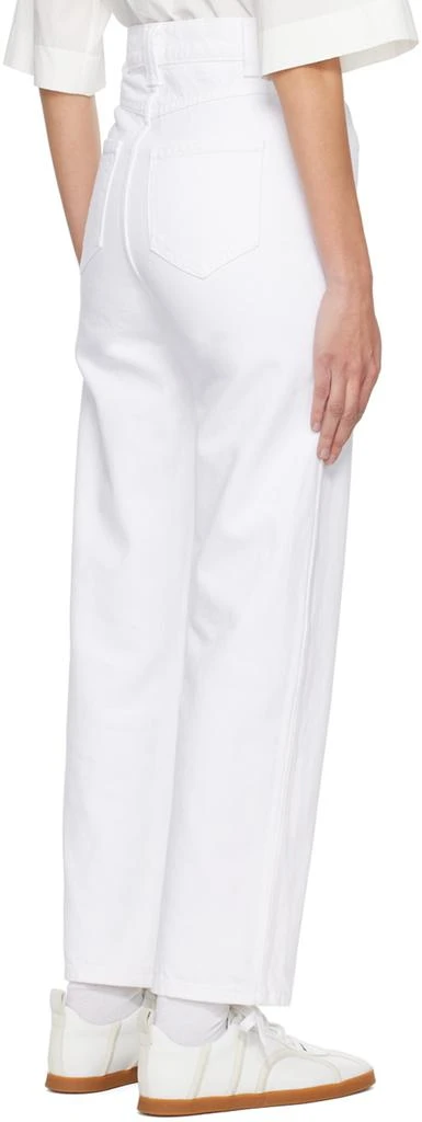 Khaite White 'The Shalbi' Jeans 3