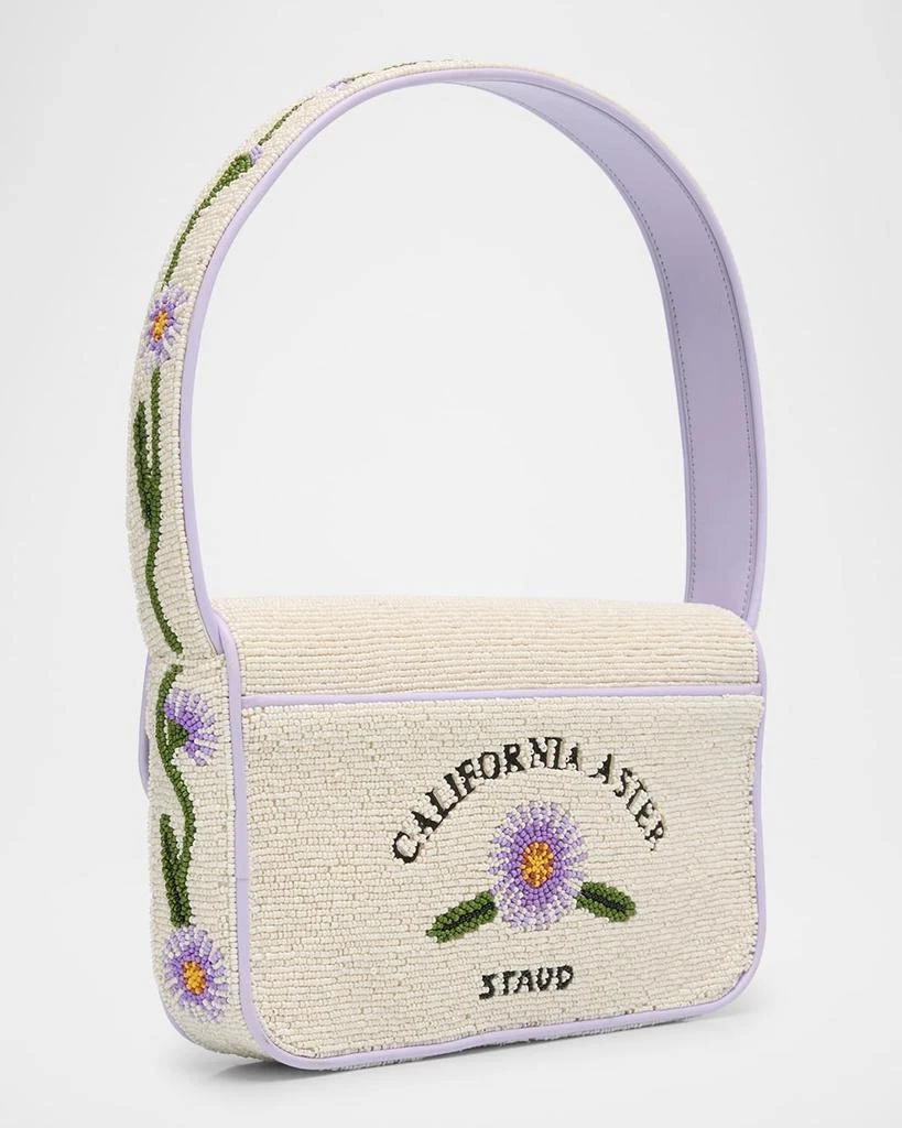Staud Tommy Beaded Flap Shoulder Bag 3