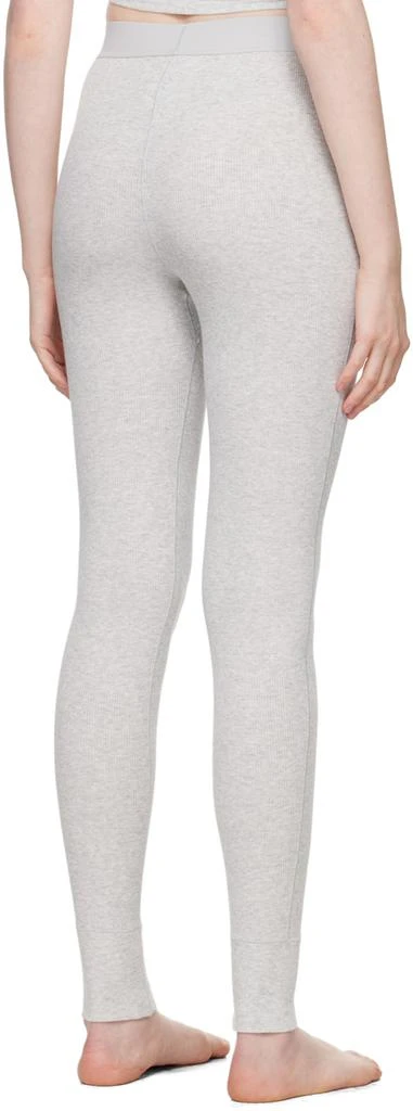 SKIMS Gray Cotton Rib Leggings 3