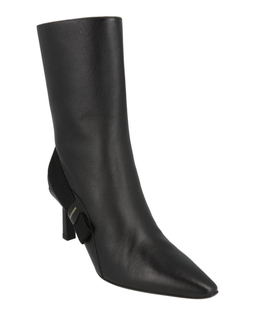 Salvatore Ferragamo Virgilia Leather Booties 2