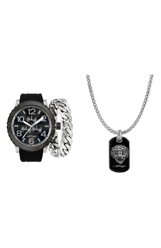 Ed Hardy 3-Piece Jewelry & Watch Set 1