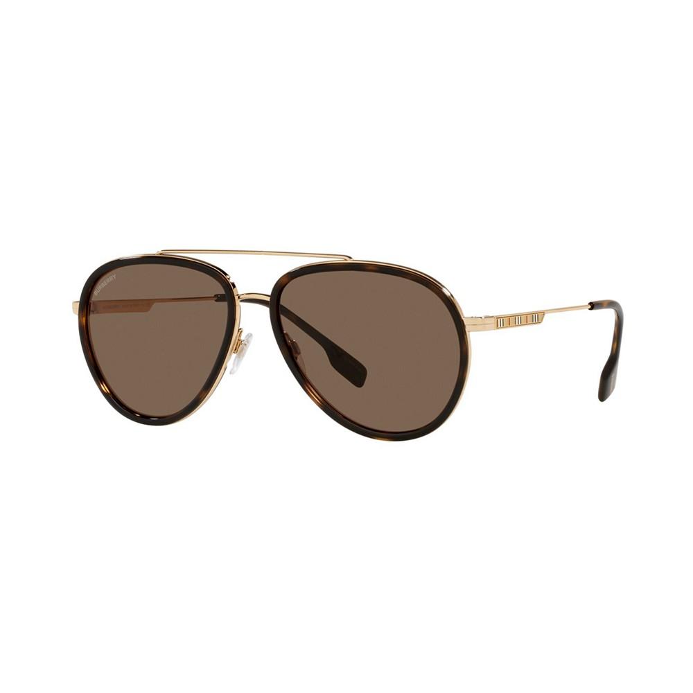 Burberry Men's Oliver Sunglasses, BE3125 59