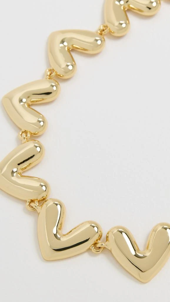 Kenneth Jay Lane Heart Lobster Claw Necklace 3