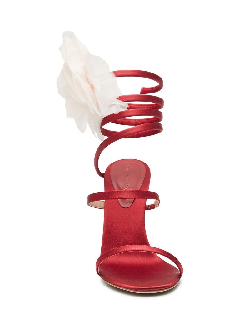 Magda Butrym 105mm Spiral Satin Sandals 3