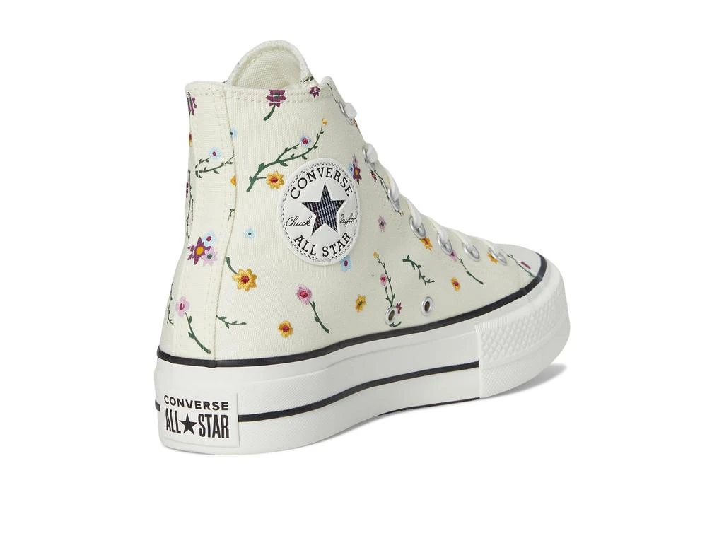Converse Chuck Taylor All Star Lift Platform Embroidered Blooms 5