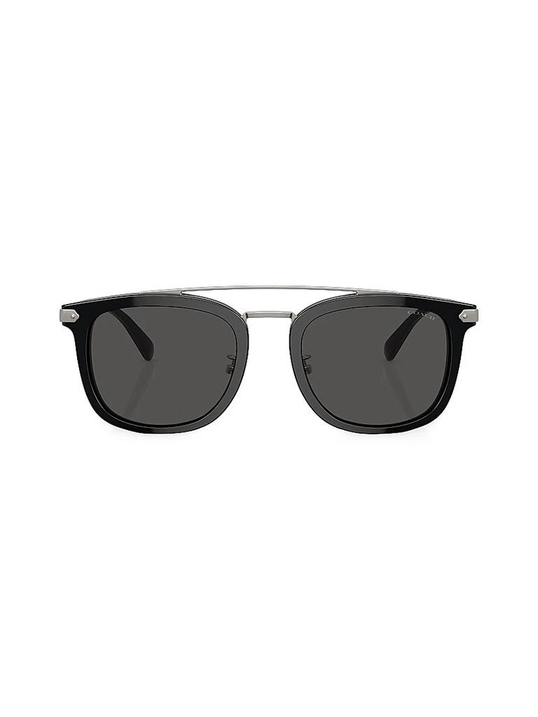 COACH Grey Black 53mm Sunglasses Coach Women main image 2