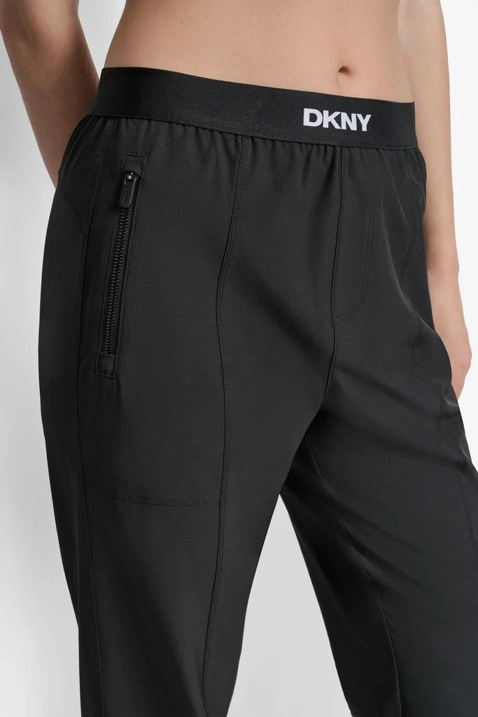 DKNY EXTRA HIGH-RISE LOGO-WAIST JOGGER 4
