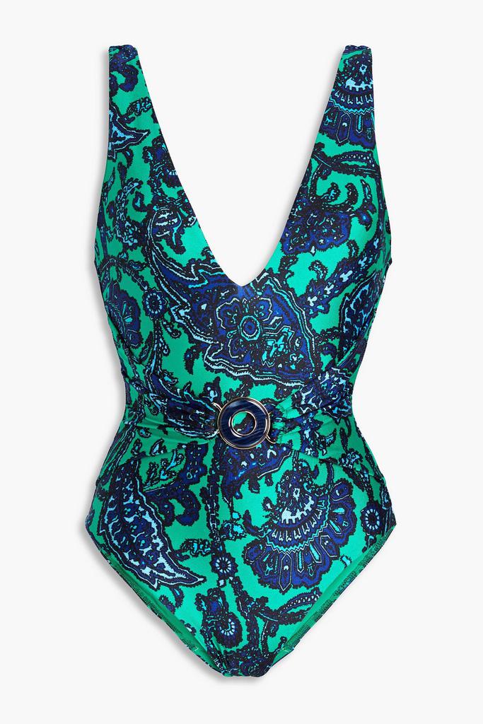 【Zimmermann】Ottie paisley ring-detail bikini Zimmermann Ottie paisley ring-detail bikini Zimmermann