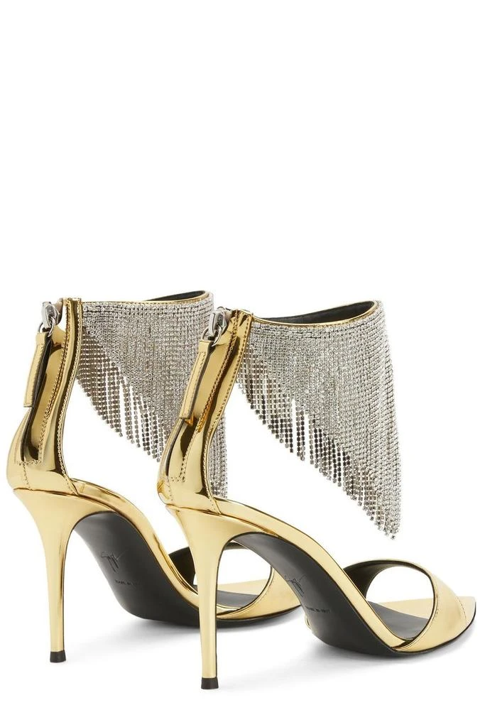 Giuseppe Zanotti Giuseppe Zanotti Intriigo Crystal Fringe Sandals 3