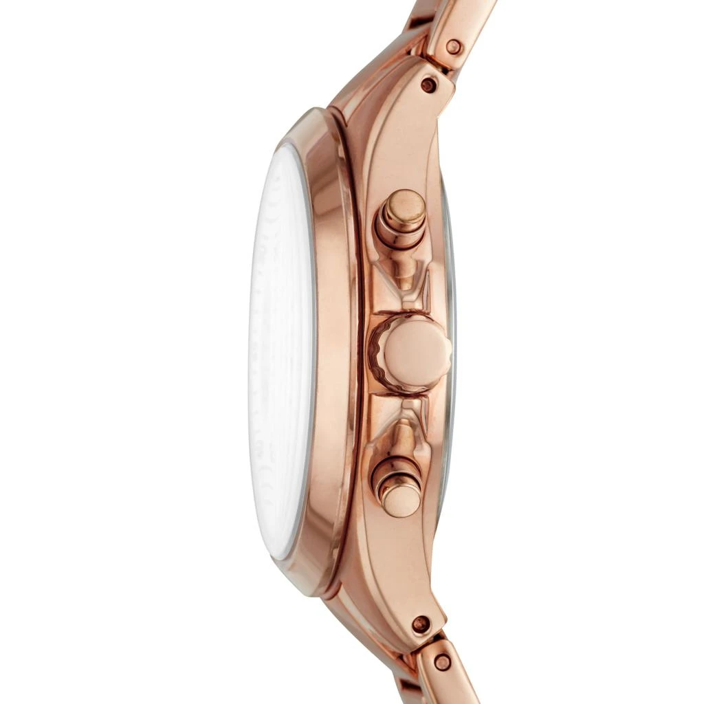Fossil Women's Modern Courier Midsize Chronograph, Rose Gold-Tone Stainless Steel Watch 2