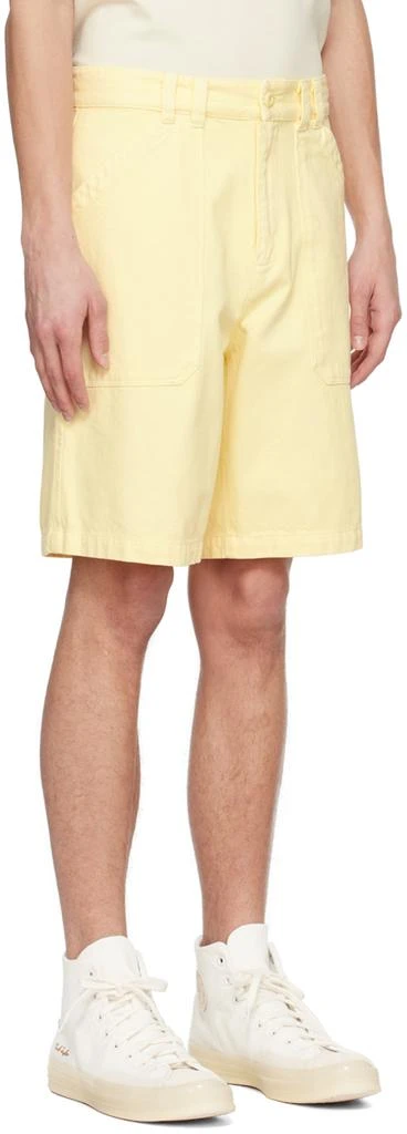 A.P.C. Yellow Parker Denim Shorts 2