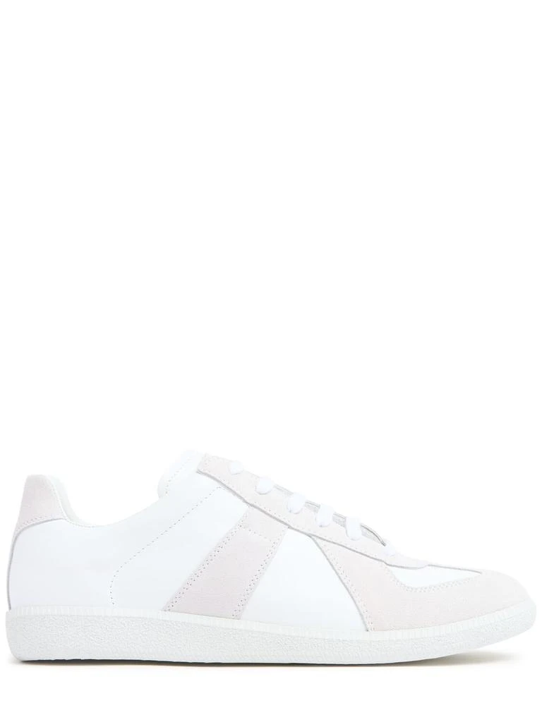 MAISON MARGIELA Replica Leather & Suede Low Top Sneakers 1