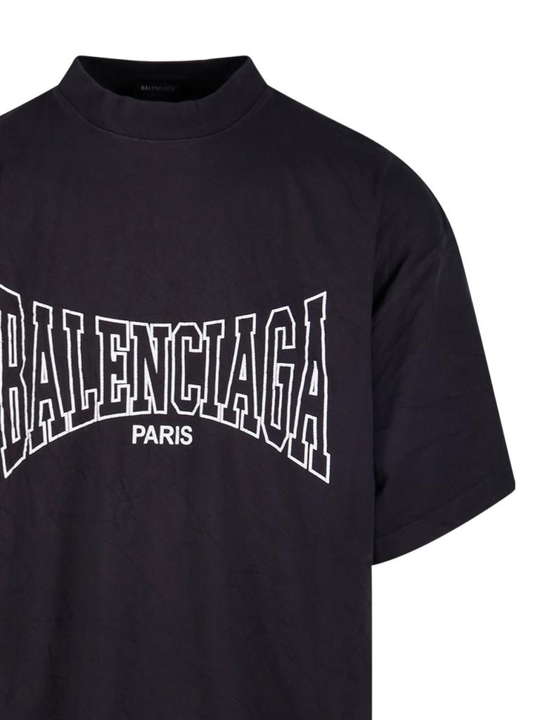 BALENCIAGA Optical Print Oversized Jersey T-Shirt T ロゴ Balenciaga Optical Print Oversized Jersey T-Shirt - Bergdorf