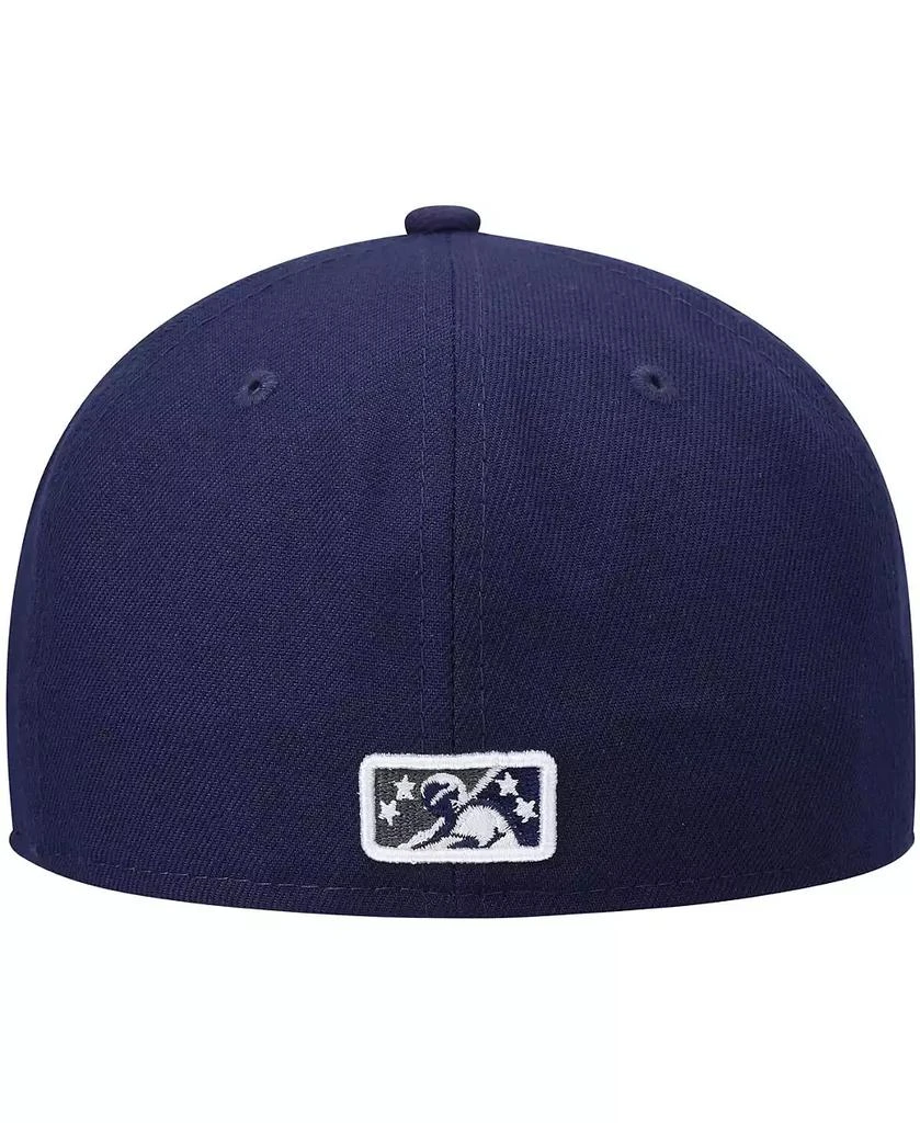 New Era Men's Navy Stockton Ports Authentic Collection Team Alternate 59FIFTY Fitted Hat 5