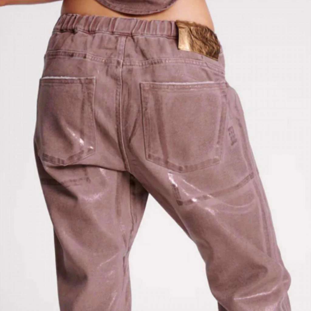 One Teaspoon One Teaspoon - Shabbies denim Drawstring jean in Bronzed Chocolate 3