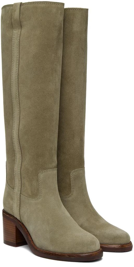 Isabel Marant Taupe Seenia Boots 4