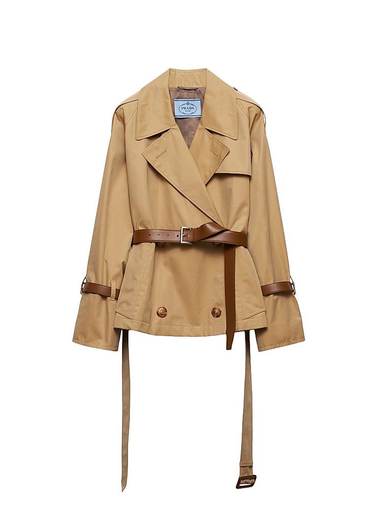 Prada Cotton Twill Trench Jacket - Coats - Free Shipping Prada Cotton Twill Trench Jacket - Coats - Free Shipping