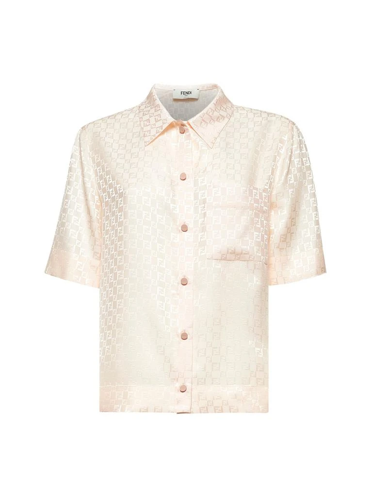 Fendi Fendi FF Jacquard Short Sleeved Shirt 1