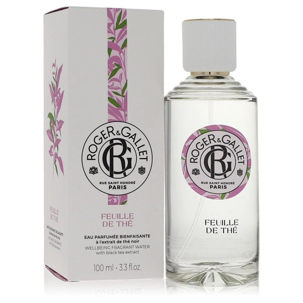 ROGER & GALLET 3.3 oz  Feuille De the Unisex Fresh Fragrant Water Spray 1