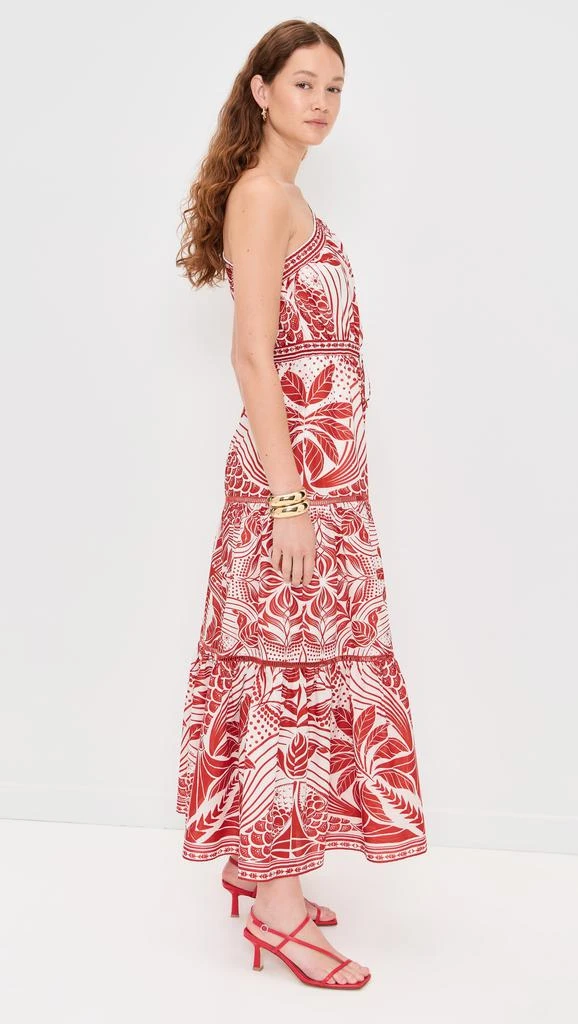 chinese dress ladies Red Fish Top Maxi Dress