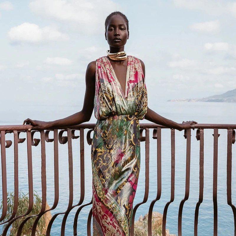 Mes Demoiselles Reva Dress Pink Print