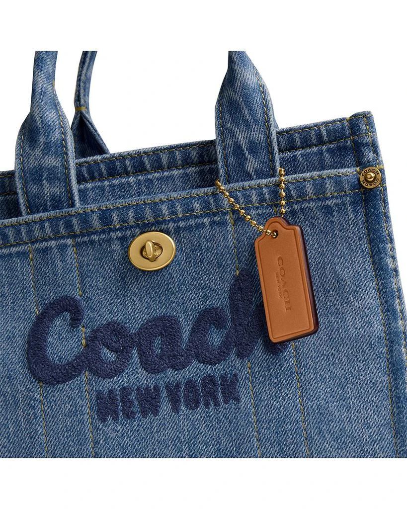 Coach Mini Cargo Denim Tote Bag 5