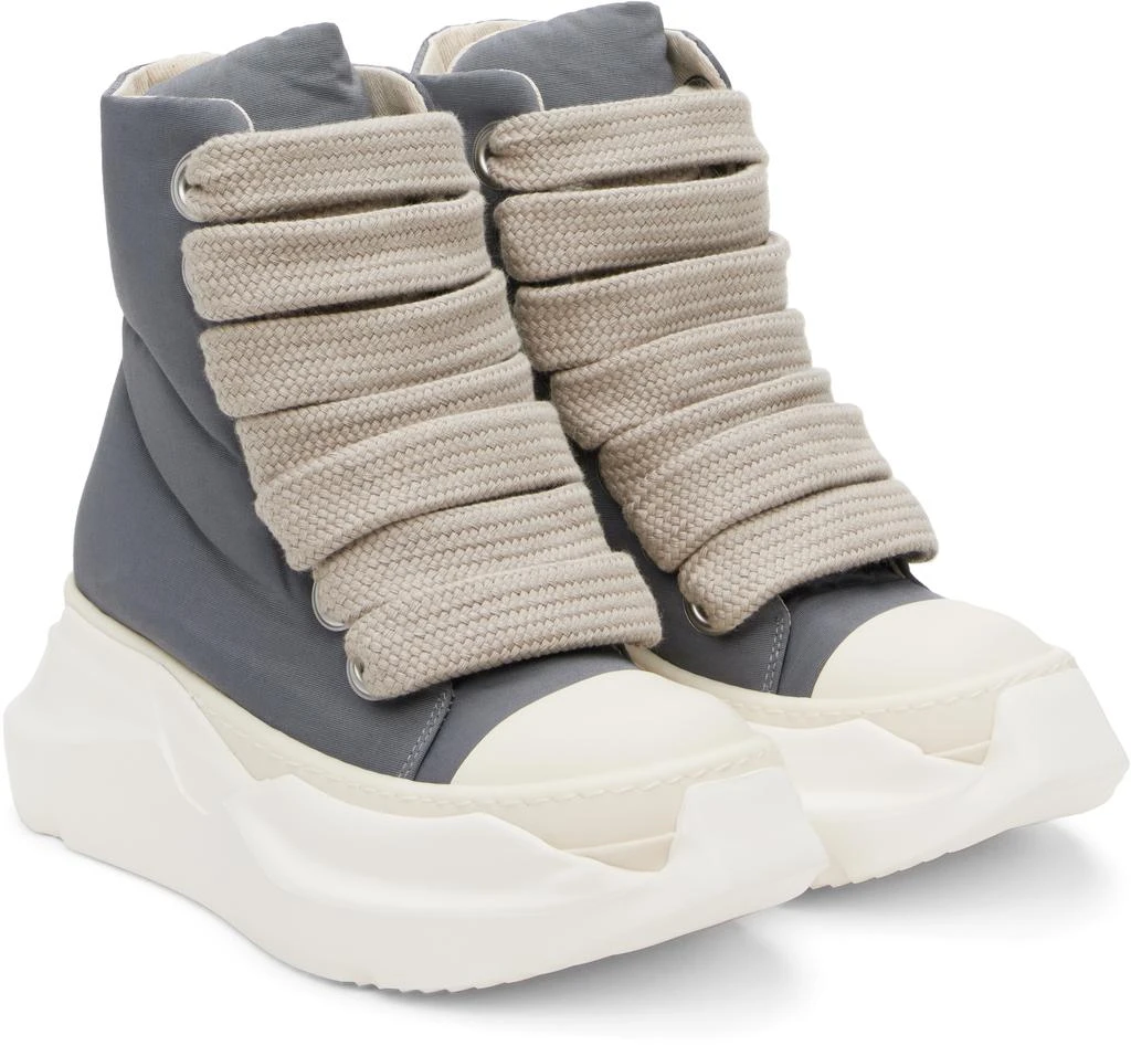 Rick Owens Gray Porterville Jumbo Laced Abstract Sneakers 4