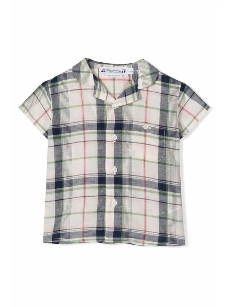 Bonpoint Bonpoint Checked Short-Sleeve Shirt