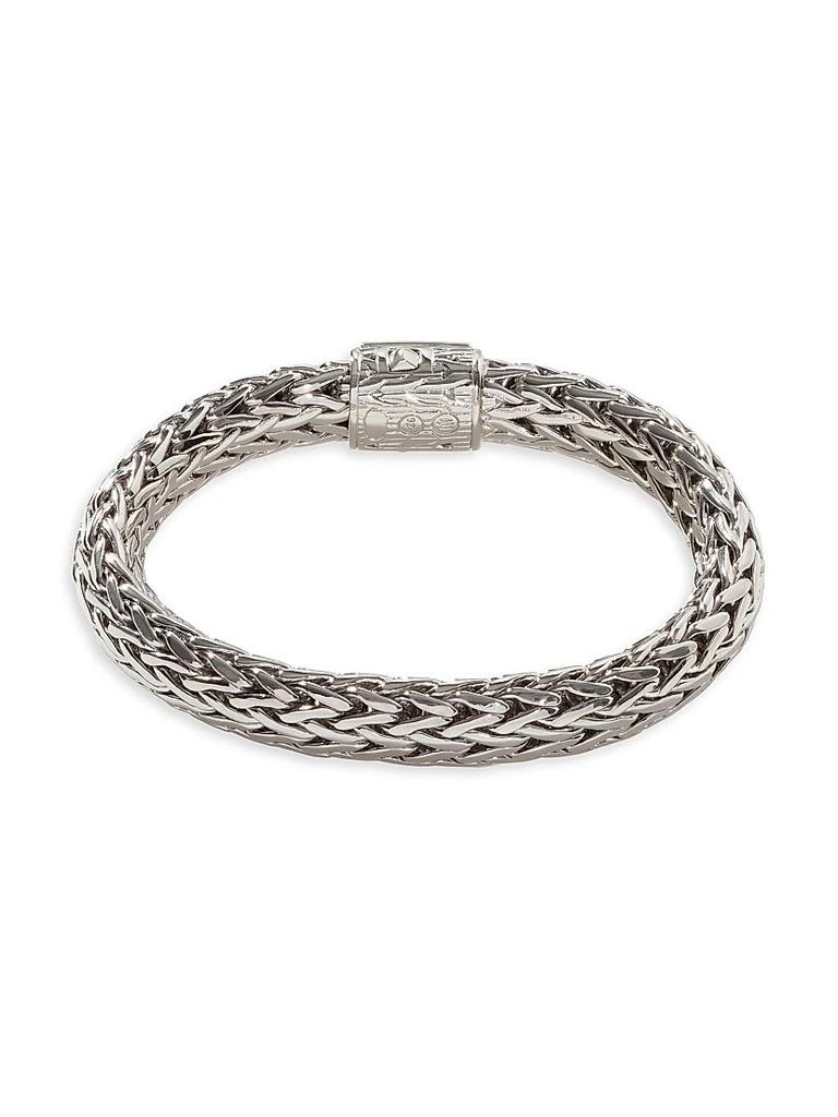 John Hardy Classic Chain Sterling Silver 
0.62 TCW Diamond Bracelet 4