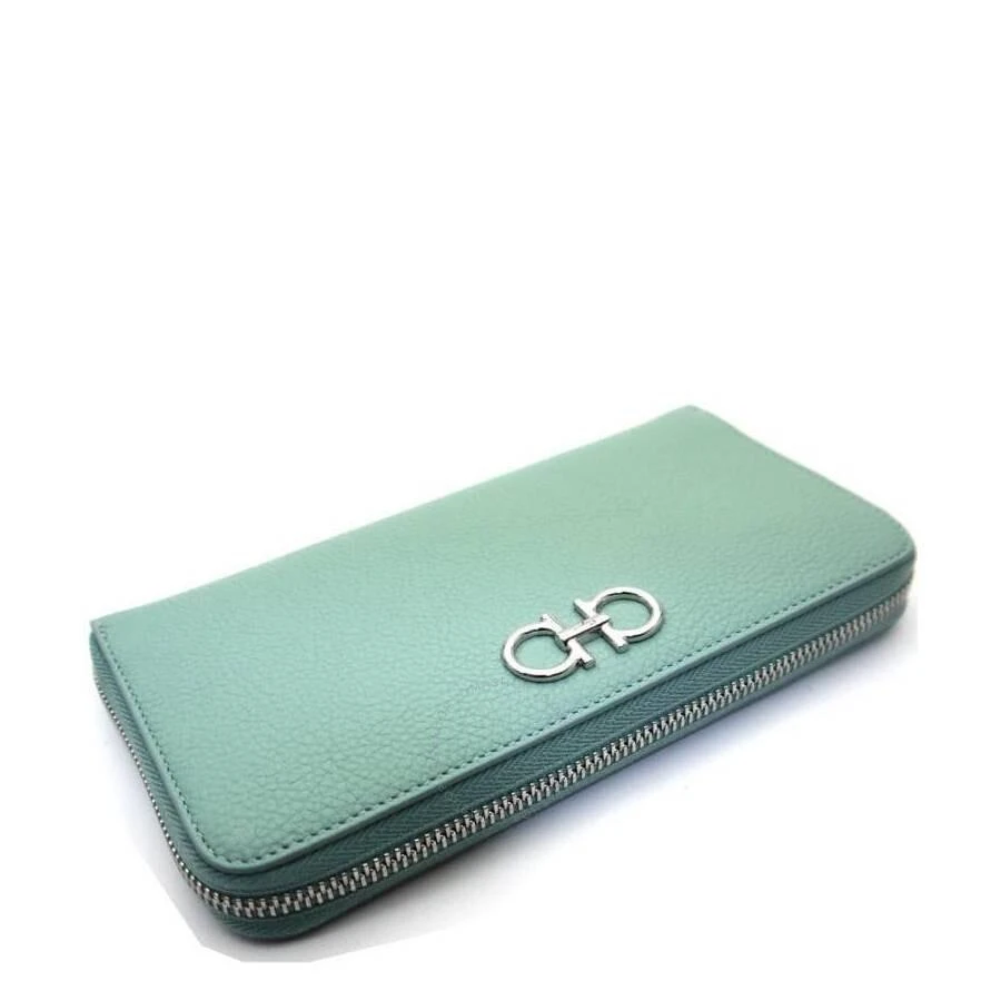 Salvatore Ferragamo Gancini Detailed Zip Wallet 2