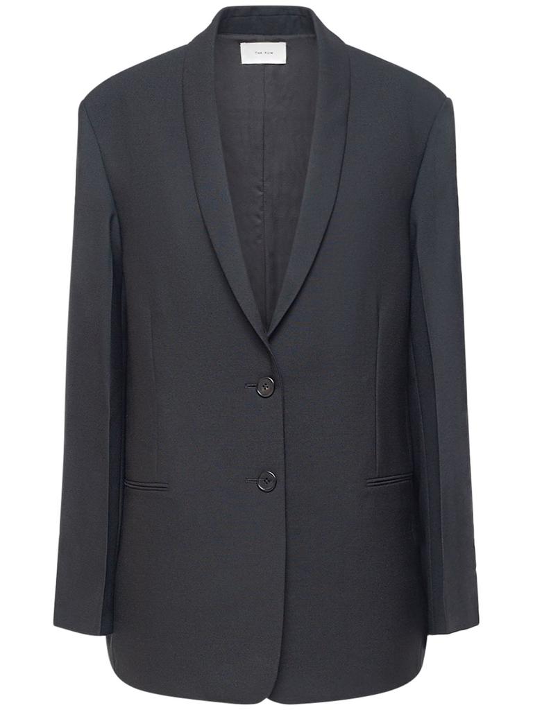 THE ROW Cowal Wool & Mohair Twill Blazer