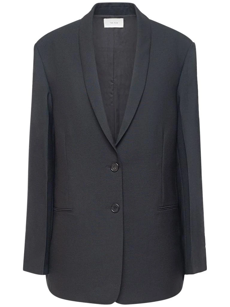 THE ROW Cowal Wool & Mohair Twill Blazer 1