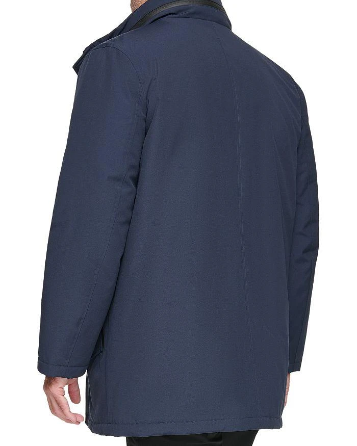 Andrew Marc Harcourt Water Resistant Full Zip Car Coat with Attached Bib 2