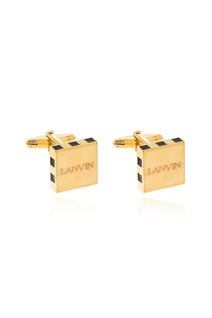 Lanvin Logo-engraved cufflinks