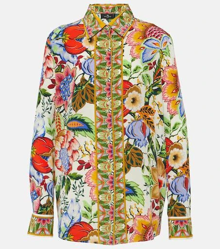 ETRO Printed silk shirt 1