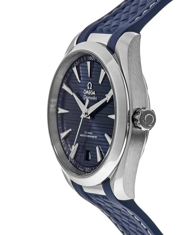 Omega Omega Seamaster Aqua Terra 150m Master Co-Axial Blue Dial Rubber Strap Men's Watch 220.12.41.21.03.007 3