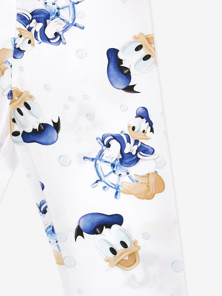 MONNALISA Monnalisa Girls Donald Duck Leggings in White 3