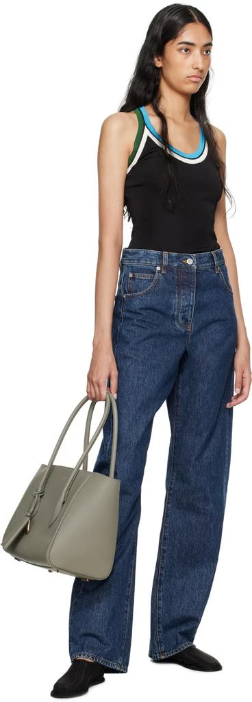 Salvatore Ferragamo Gray East-West Bag 4