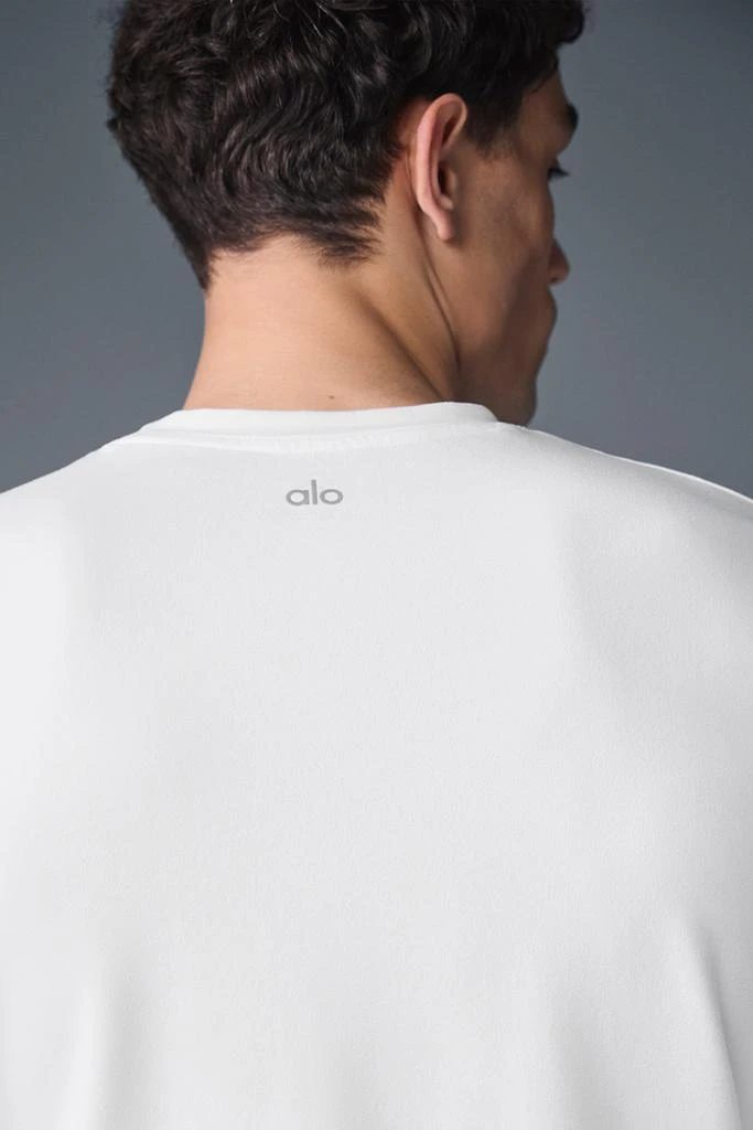 Alo Conquer Reform Crewneck Long Sleeve - White 4