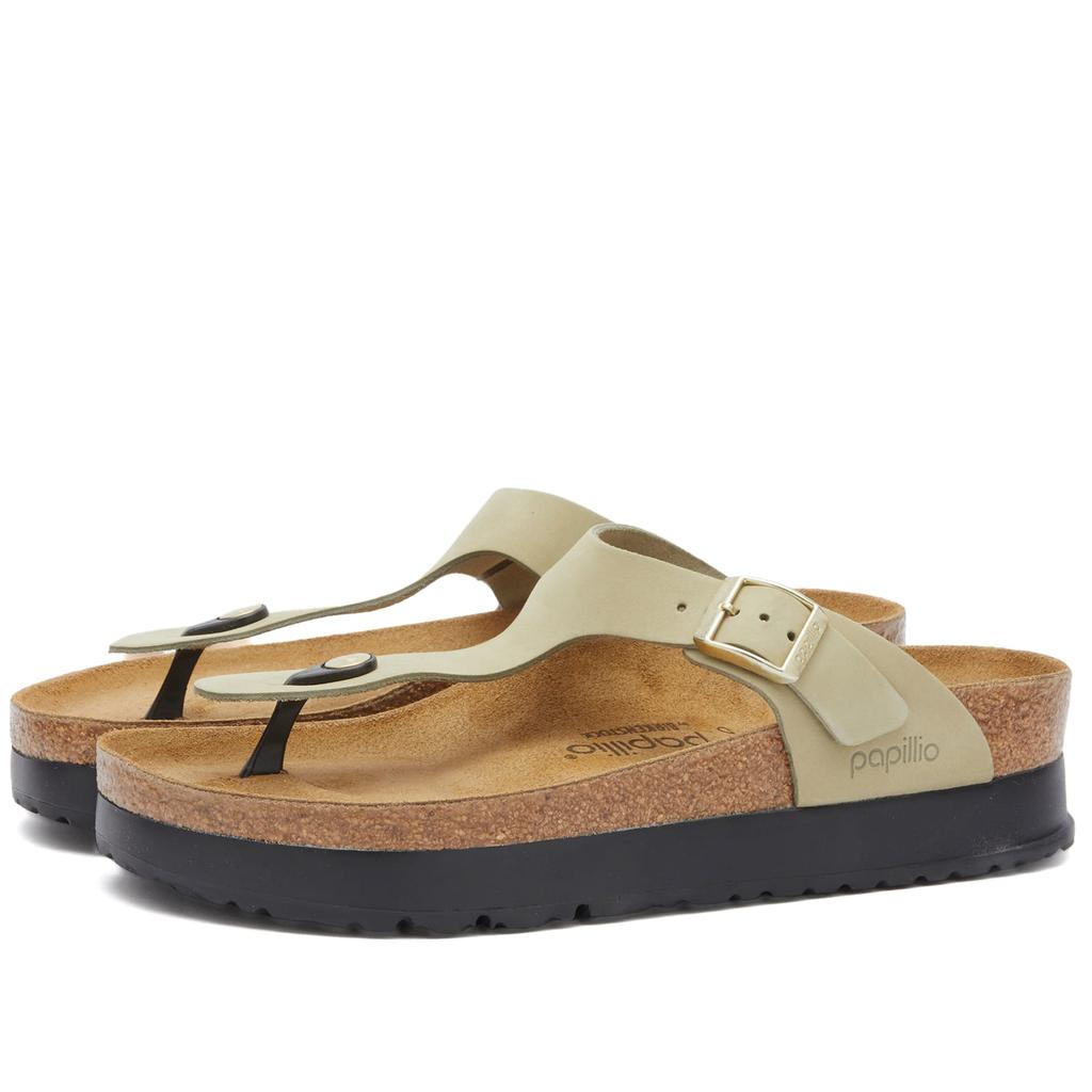 Birkenstock Birkenstock Gizeh Platform Flex Nubuck